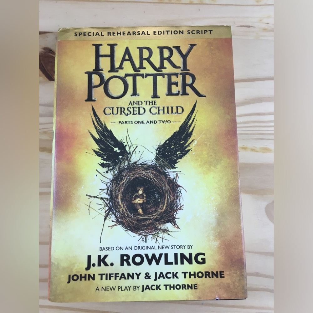 Harry Potter and the Cursed Child Parts One and Two Script HC J.K. Rowling Book